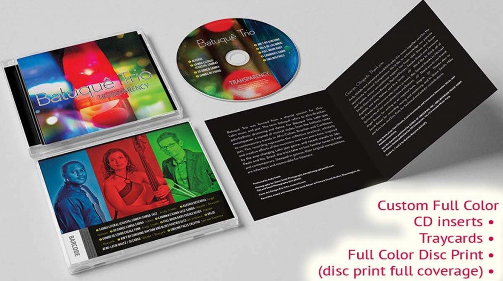 CD album with duplication and CD covers printed CD inkjet printing 